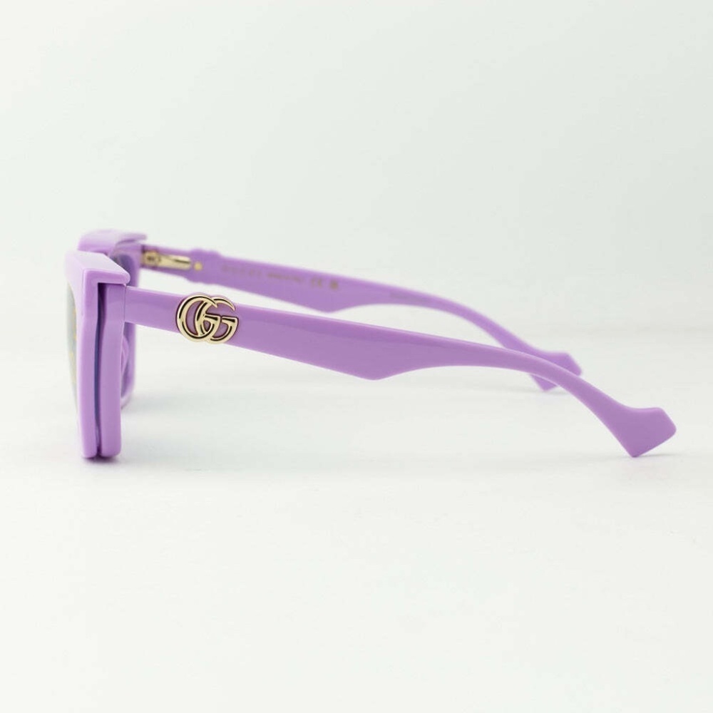 NWT Gucci GG1542S-002 Clip-On Violet Cat Eye 55mm Sunglasses - Picture 5 of 8